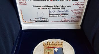 La Hermandad de San Juan de la Peña, medalla al mérito cultural de Huesca